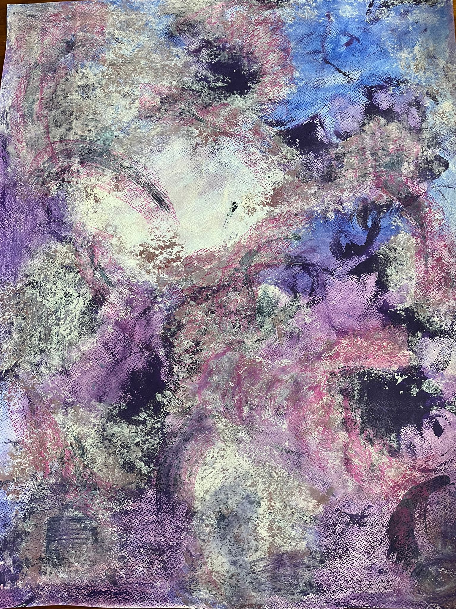 Blanc de Noir Spätlese Mühlhäuser Heiligenstein  – Bild gemalt von Andrea Lind